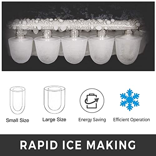Fabricadora de hielo portátil 15 Kg / 24h fácil uso miniatura 3