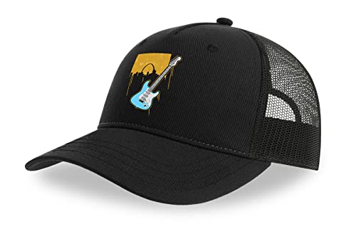 Casquette filet guitare électrique idéale pour les festivals de musique