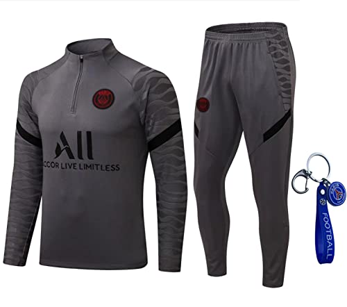 Chándal De Entrenamiento De Fútbol para Club De Fútbol Europa Chándal De Manga Larga para Adultos Paris, Primavera Y Otoño Unisex, Equipo Deportivo De Camiseta De Fútbol (L,Estilo 5)
