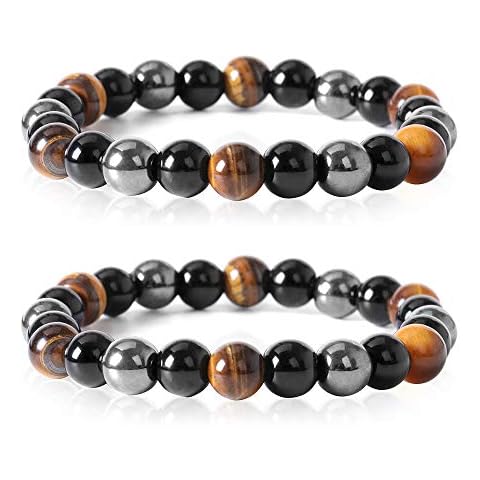 lohey 2 Pack Protection Beaded Bracelets Cover