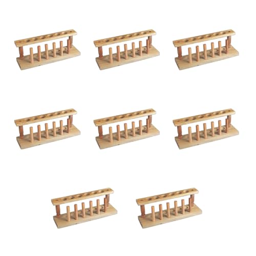 Support de tube à essai 22mm en bois pour laboratoire