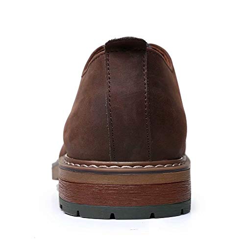 Mens Dress Shoes, Lace Up Plain Toe Leather Oxford4