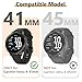 Kimiyaki 4 Pack for Garmin Venu 4 41mm Screen Protector Case, Soft TPU Bumper Full Coverage Protective Accessories