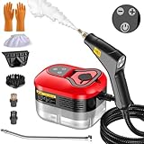 Tatqilo Steam Cleaner, 1.2L Handheld Steam Cleaner, 2500W 4.5Bar Portable High Pressure Steam Cleaner,6 Speed Adjustable Steamer Cleaning with 4 Brush Heads for Home Kitchen Bathroom Sofa Floor Window - Image 8