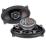 Alphasonik 1 Pair of NS46 Neuron Series 4x6 (240 Watts Max for The Pair) 120 Watts Max Per Speaker 2-Way Full-Range Car Audio Speaker with PEI Dome Tweeter Polypropylene Cone