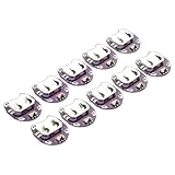Conveniently Packaged Set of Ten Coin Cell Holders Compatible With Standard For CR2032 Batteries For Elec