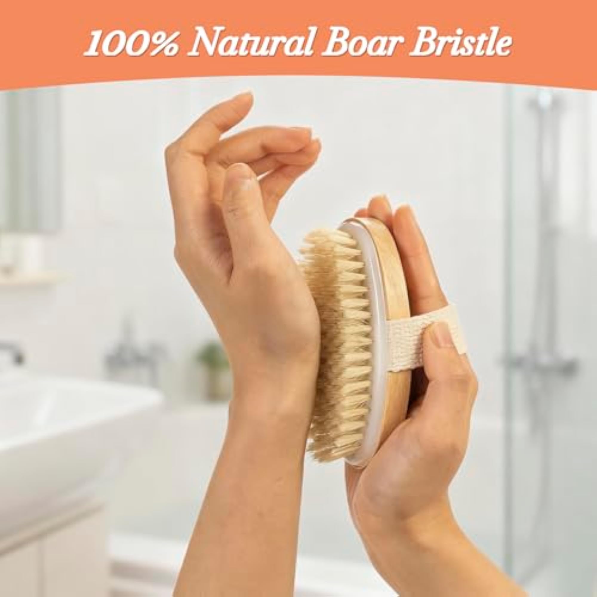 9 Packs Dry Brushing Body Brush Set