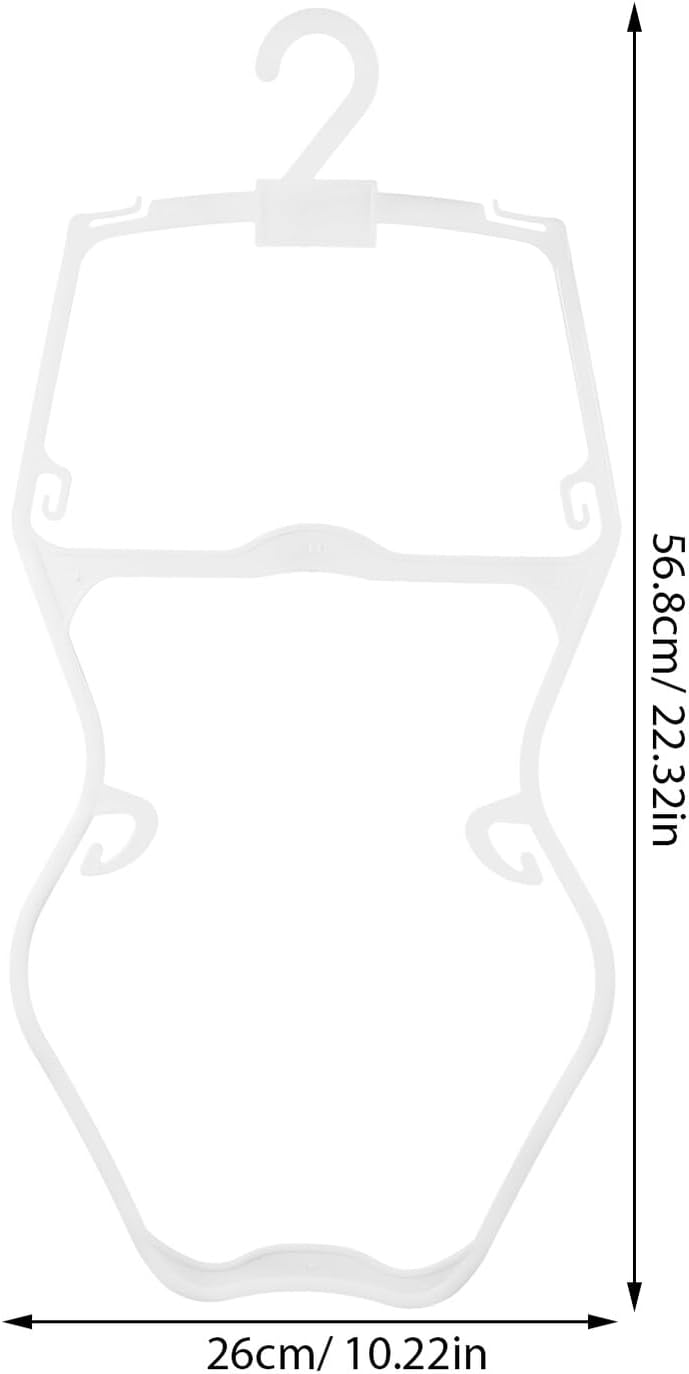 5pcs Plastic Clothes Hangers for Swimsuit and Bodysuit Display, Coat Hangers Nursery Closet Organizer for Boys