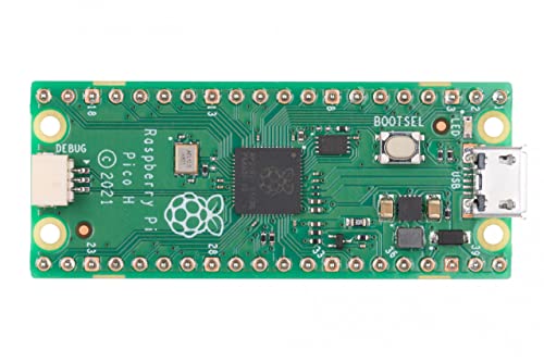 Image of Raspberry Pi Pico H Pico with Headers Soldered