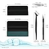 NEWISHTOOL Car Window Tint Installation Kit - Vinyl Wrap Tools With Felt Squeegee, Micro Squeegee, Razor Blade Knife #2