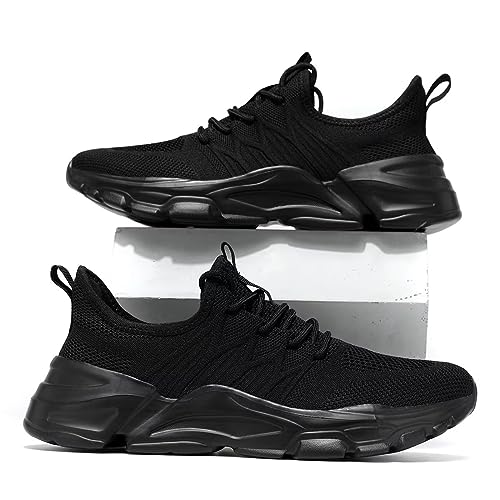 Image of Socviis Mens Slip On Running Shoes Athletic Walking Trainers Lightweight Breathable Mesh Tennis Sneakers