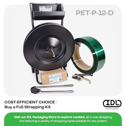 idl packaging open serrated seals of 12534 length for 1234 strap width polyester pet strapping pack of 100 - increased load securement due to serrated design of strapping clips