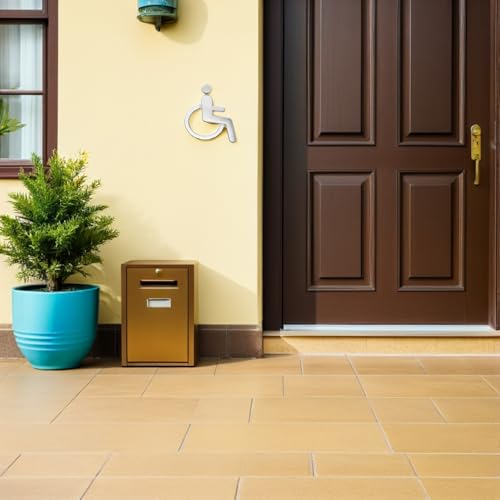 Panneau de toilettes pour personnes handicapées Baluue : solution adhésive durable