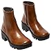 FLY LONDON Women's TOOR513FLY Fashion Boot, Mid Brown, 5.5
