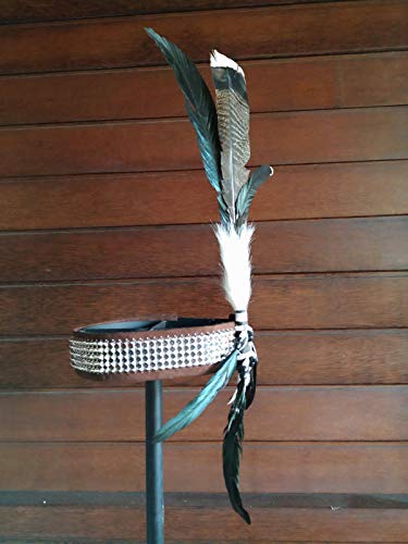The World Of Feathers TWF-HEADBAND-1 Adult Feather Headband | Native American Indian Inspired thumb #1