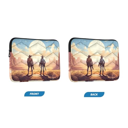 Funda para laptop 13-14 pulgadas impermeable con diseño vaquero miniatura 2