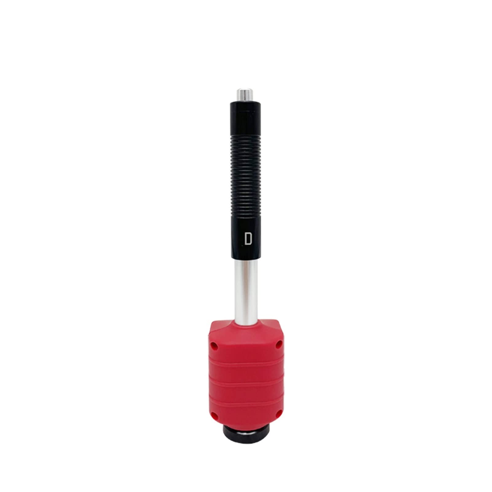Twardościomierz, 6-in-1 cyfrowy tester twardości metalicznych do zasięgu stali nierdzewnej HRC, HRB, HB, HS, HL, HV Durometr pokazuje skalę wartości ro-ckwell(Meter-No Block)