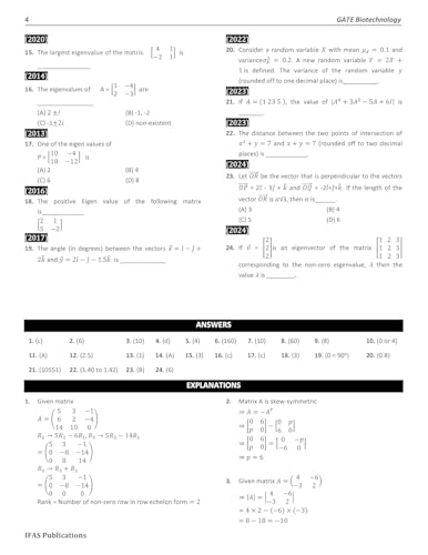 Image of GATE Biotechnology & General Aptitude Books 2027 (Set of 2 Books) | Previous Year Solved Papers (2012 to 2026) Topic Wise Sorted with Detailed ... Aptitude Exam in India | IFAS Publications