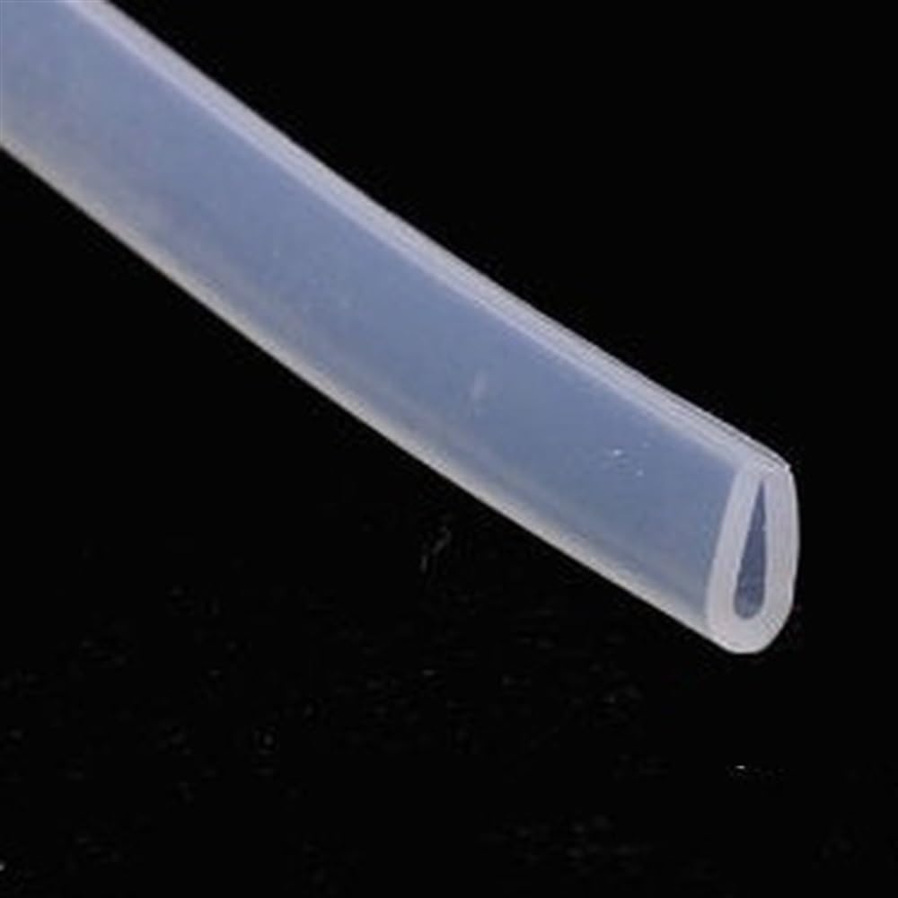 80 Inch U-Channel Silicone Rubber Seal Strip - Flexible Edge Trim(4x9mm)
