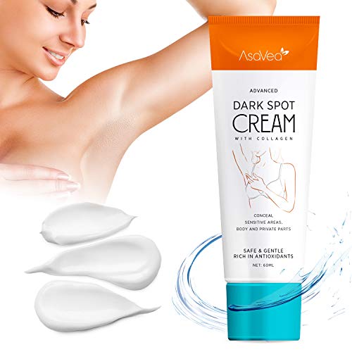 AsaVea Dark Spot Cream Natural Underarm Cream, Instant Result, Crotch & Nipple Dark Spot Corrector