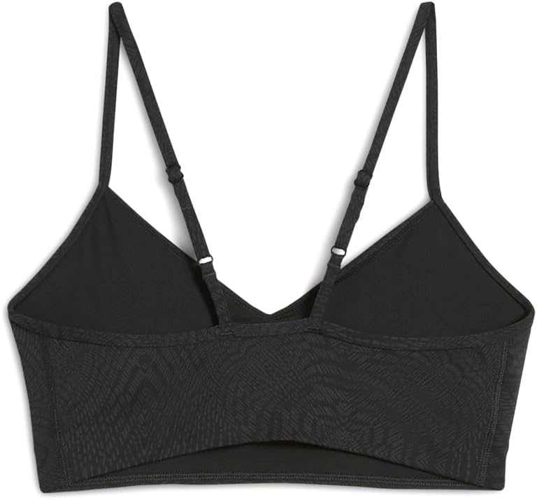 PUMA Womens Move Cloudspun Graphic Sports Bra Casual Casual - Black