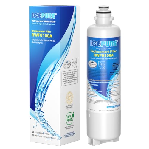 Image of ICEPURE BORPLFTR50 Replacement for Bosch 11025825 Ultra Clarity Pro Refrigerator Water Filter, Compatible with KWF 2000, 12028325, 11032531, BORPLFTR55, WFC100MF, B36CT80SNS, B36CL80ENS, 1Pack