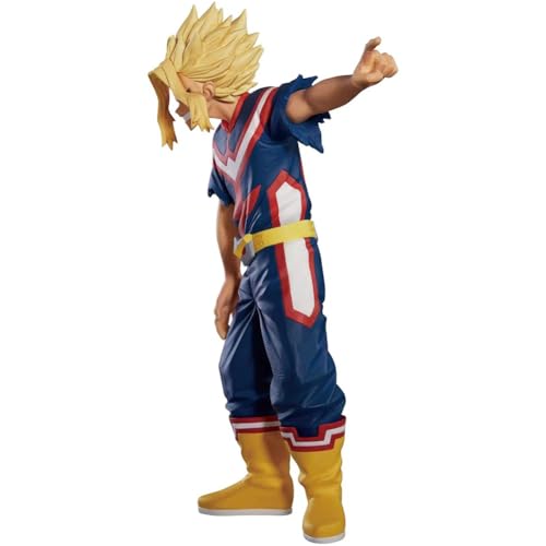 Zhongkaihua MHA All Might Figura de batalla de All Might, figura de acción de PVC de anime, modelo de 17 cm, decoración para el hogar, ornamento, regalo de cumpleaños para fanáticos