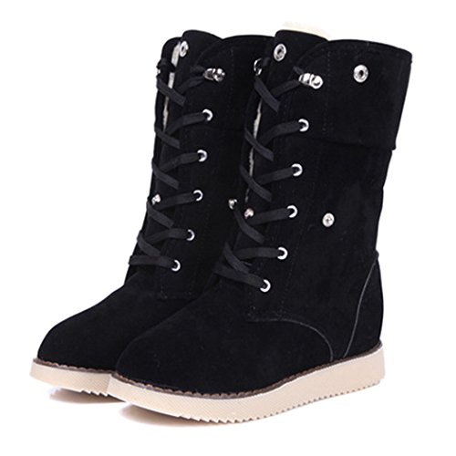 ZEARO, Bottes pour Femme - Noir - Schwarz, 39