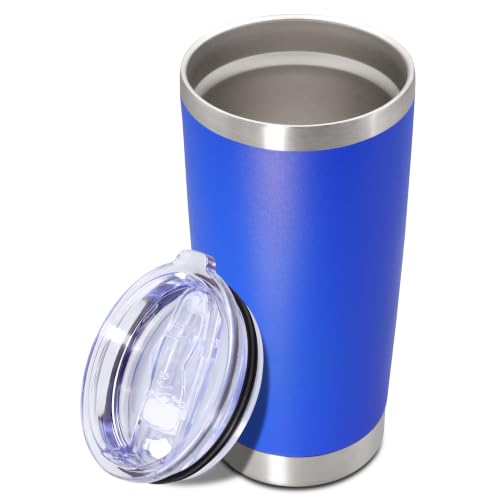 Image of 20oz Tumbler Insulated Tumblers Vacuum Coffee Mug with Lid Dark Blue 1Pack
