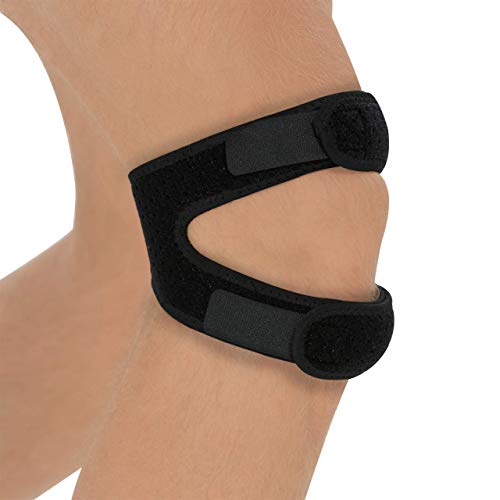 IMUZYN 2 Pack Knee Brace Patella Knee Strap Adjustable Patellar Tendon Support Strap Knee Joint Pain Relief Stabilizer for Running,Arthritis,Tendinitis,Tennis,Volleyball,Weightlifting,Injury Recovery