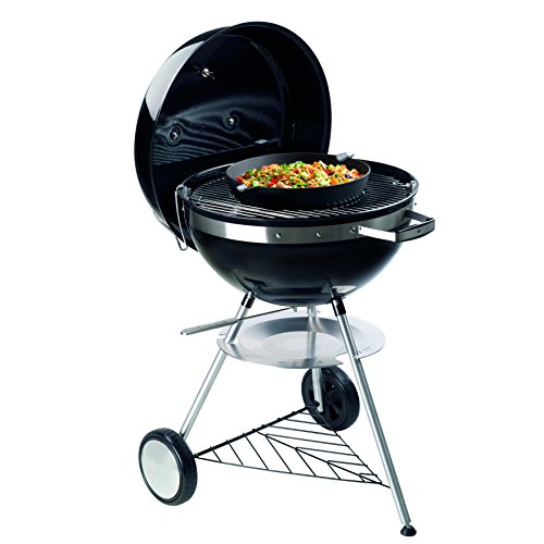 Tepro Holzkohlegrill Sacramento Kugelgrill in Schwarz und Edelstahl