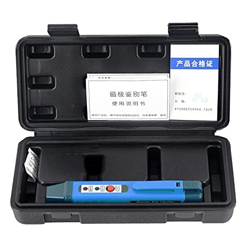 Magnetic Pole Identifier Magnetic Polar Pen Magnetic Polarity Tester with Small Light Simple Operation Exquisite Workmanship High Recognition Accuracy