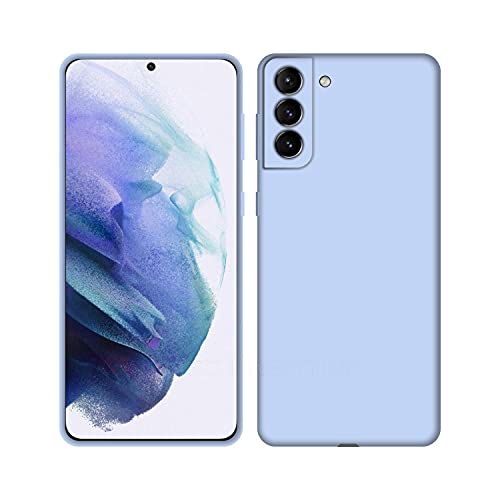 Image of Case Creation Luxurious OG Series for Samsung Galaxy S21 Case Cover,Anti-Dirty Slim Case Frosted Matte Cute Candy TPU Raised Bezel (Splash of Color) Back Cover for Samsung S21 -Light Purple