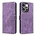 Pzwoxukhov Compatible with Oppo Reno 15 Pro 5G Case Cover,PU Leather, Flip Case Cover,Compatible with Oppo Reno 15 Pro 5G Phone Case Purple