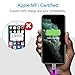 LED iPhone Light up Charger Cable, | Apple MFi Certified | USB A to Lightning Fast Charging Cord Compatible with iPhone 13 Pro Max 12 Mini 11 X XS XR 8 7P 6S iPad iPod Touch More (Multicolored, 6 FT)