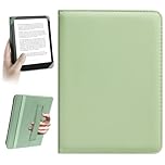HoYiXi Universal Case for 6 inch Kindle eReader Compatible with Paperwhite(2025/2018)/PocketBook and Tolino/Kobo Clara HD,6" eReader Protective Case Cover Elastic rope,Green