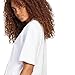 Adidas Women's Big Logo Single Jersey Boyfriend Sportswear T-Shirt, White/Black, Small