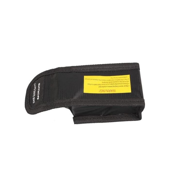 Almacenaje Seguro Baterías Bolsa Ignífuga YUMILI - Protección Para Baterías LiPo | 18.8x8x8.5 Cm | Seguridad En Carga Y Almacenamiento Almacenamiento Seguro Lipo