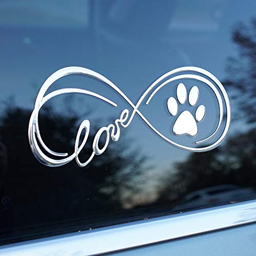 Image of 3D Infinity Paw Decal