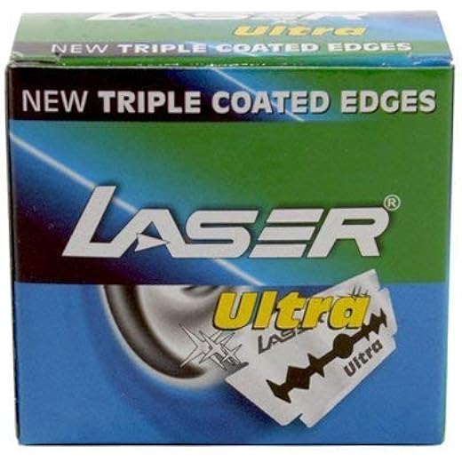 Laser Shaving Double Edge Razor Blades Set of 50