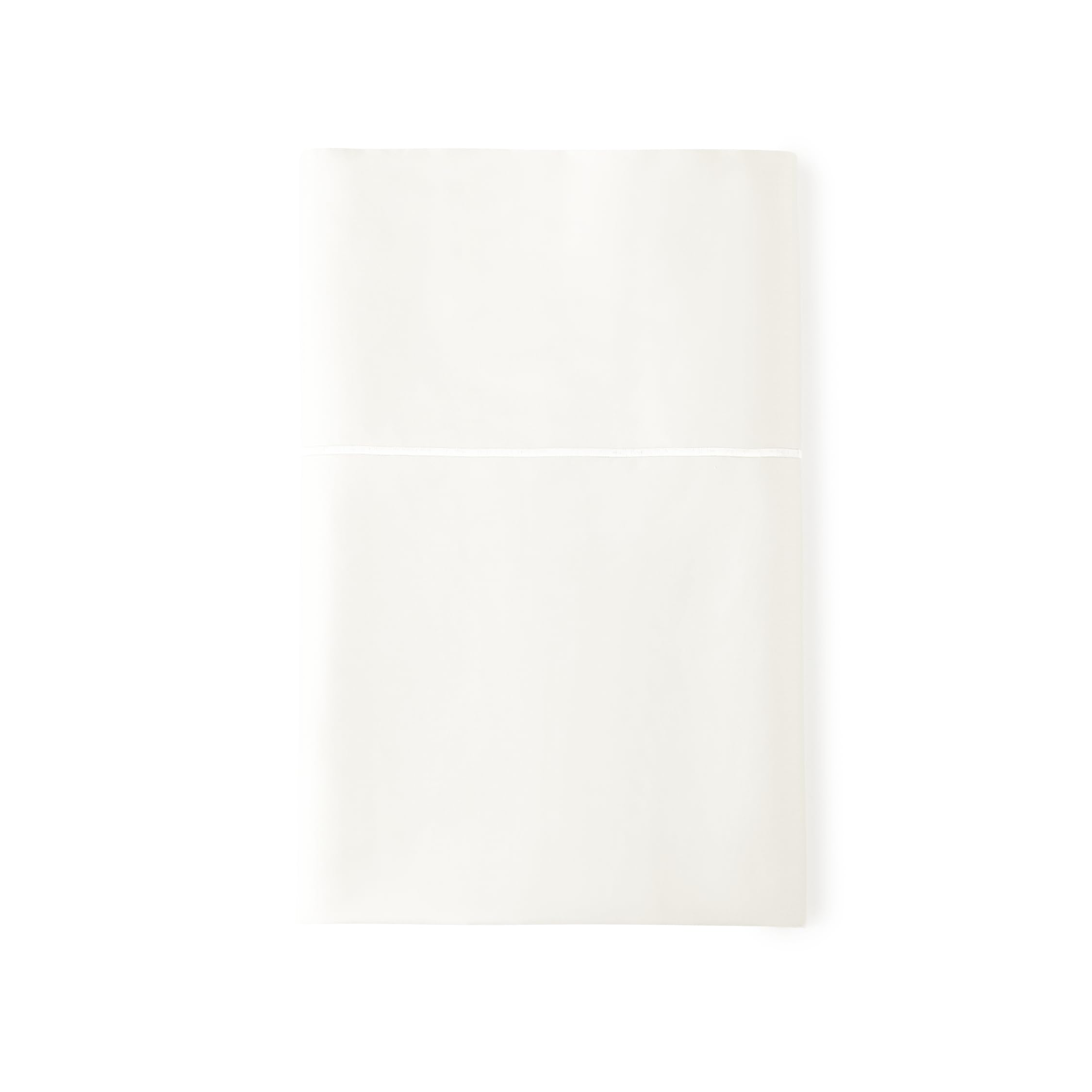 Certified Organic Twin Flat Sheet Only - 100% Organic Cotton Top Sheet with Luxurious Soft and Breathable 300 Thread Count Sateen Weave Finish - GOTS &amp; Fairtrade Certified (Natural, Twin)