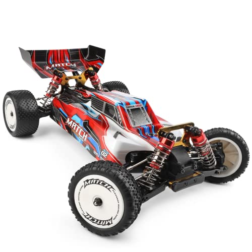 WLTOYS XKS 104001 RC Car 45km/h High Speed Racing Car 1/10 2.4GHz RC Buggy 4WD Racing Off-Road Drift Car (104001 1 * 2200mAH)