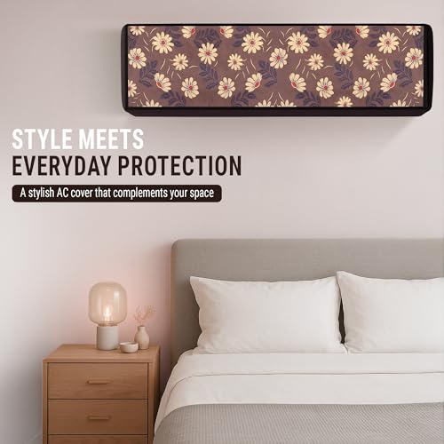 Image of Robustt 1.5 Ton Split AC Cover for Indoor and Outdoor Unit | Waterproof & Dustproof AC Covers with Sun Exposure and Rust Protection | Fabric