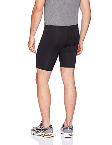 Image of HYPing Compression Shorts for Men Gym Sports Best Tights Skins Short Half for Running, Swimming, Yoga, Cricket, Football, Athlete Wear Nylon, Black