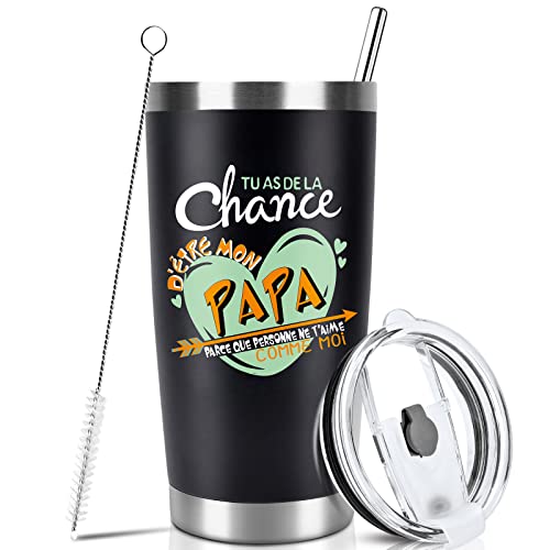 Regalo dia del Padre Vaso Térmico con Tapa dia del Padre Regalos Originales Para Hombre Personalizados Para Papá en el Día del Padre Taza Cover