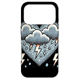 Stormy Clouds イラスト 嵐 スマホケース iPhone 17 Pro 用