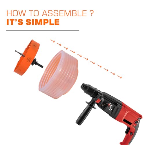 VIKITON Hole Saw with Dust Catcher