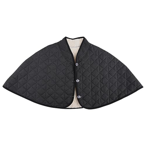 RUDFUZ Mantenga el calor para el hombro de invierno suave de felpa para el hombro, chal protector de cuello, calentador de espalda, capa envolvente para personas mayores, maternidad o personas débiles