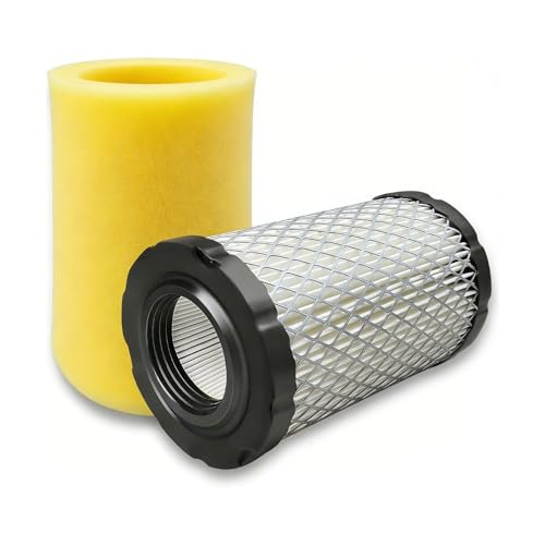 796031 Air Filter + Pre Cleaner Compatible with 591334 594201 797704 Husqvarna YTH22V46 John Deere D100 Pro Performance for Lawn Tractor and More