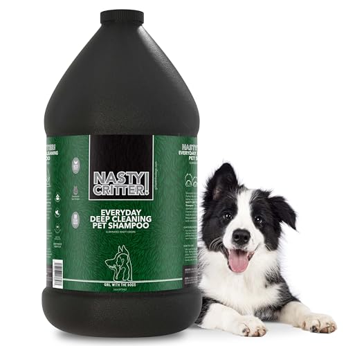 Nasty Critter! by Girl With The Dogs - Made in USA - Everyday Deep Cleaning Dog Shampoo for 8 Weeks and Up, 1 Gal